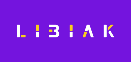 Logo de Libiak, agencia de marketing digital. Representa la energía y la innovación para impulsar tu negocio.